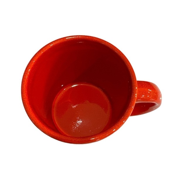 Waechtersbach West Germany Vintage Red Ceramic Village Scene Coffee Tea Mug - Picture 2 of 5